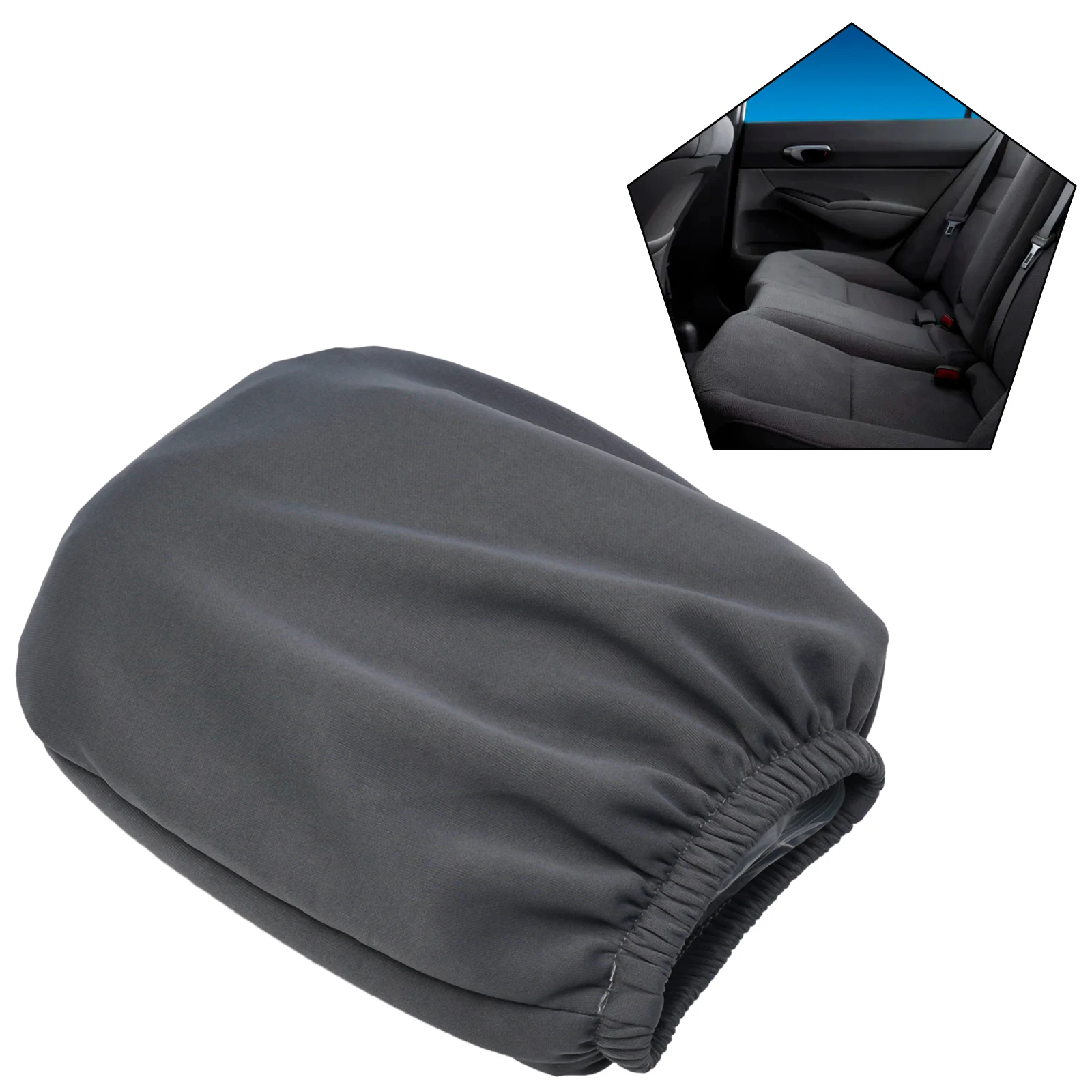 

Black Premium Cloth Headrest Cover for Car Truck SUV and Auto Universal Fit Add Comfort and Style to Your Ride