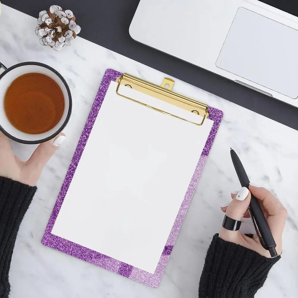 Writing Clipboard Rounded Corners No Trace High Strength Clip Office Clipboard High Toughness Clipboard School Accessory
Writing Clipboard Rounded Corners No Trace High Strength Clip Office Clipboard High Toughness Clipboard School Accessory