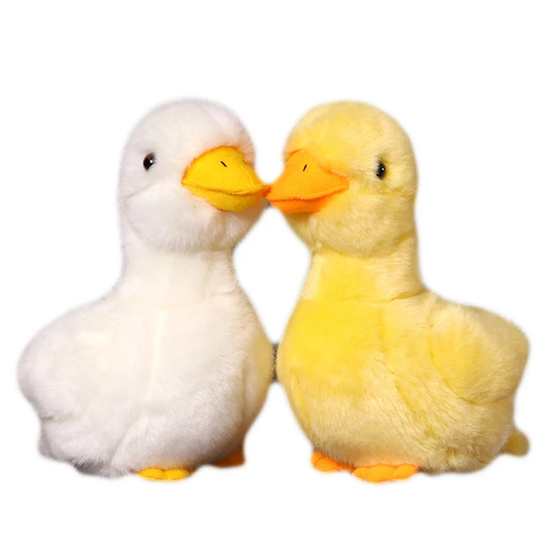 

Cute Lifelike Duck Plush Toy Real-life Fluffy Stuffed Animals Duck Soft Doll Home Decor Kids Toy Birthday Gift