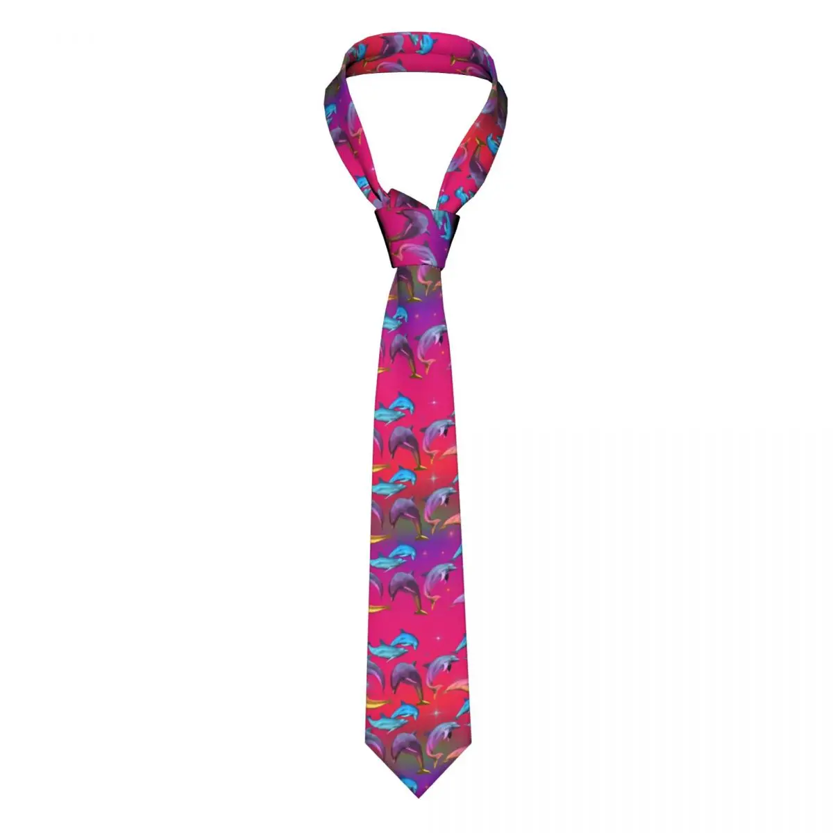 Dreamy Colorful Dolphin Necktie Men Women Polyester 8 cm Marine Wildlife Neck Ties for Mens Narrow Suits Accessories Gravatas
Dreamy Colorful Dolphin Necktie Men Women Polyester 8 cm Marine Wildlife Neck Ties for Mens Narrow Suits Accessories Gravatas