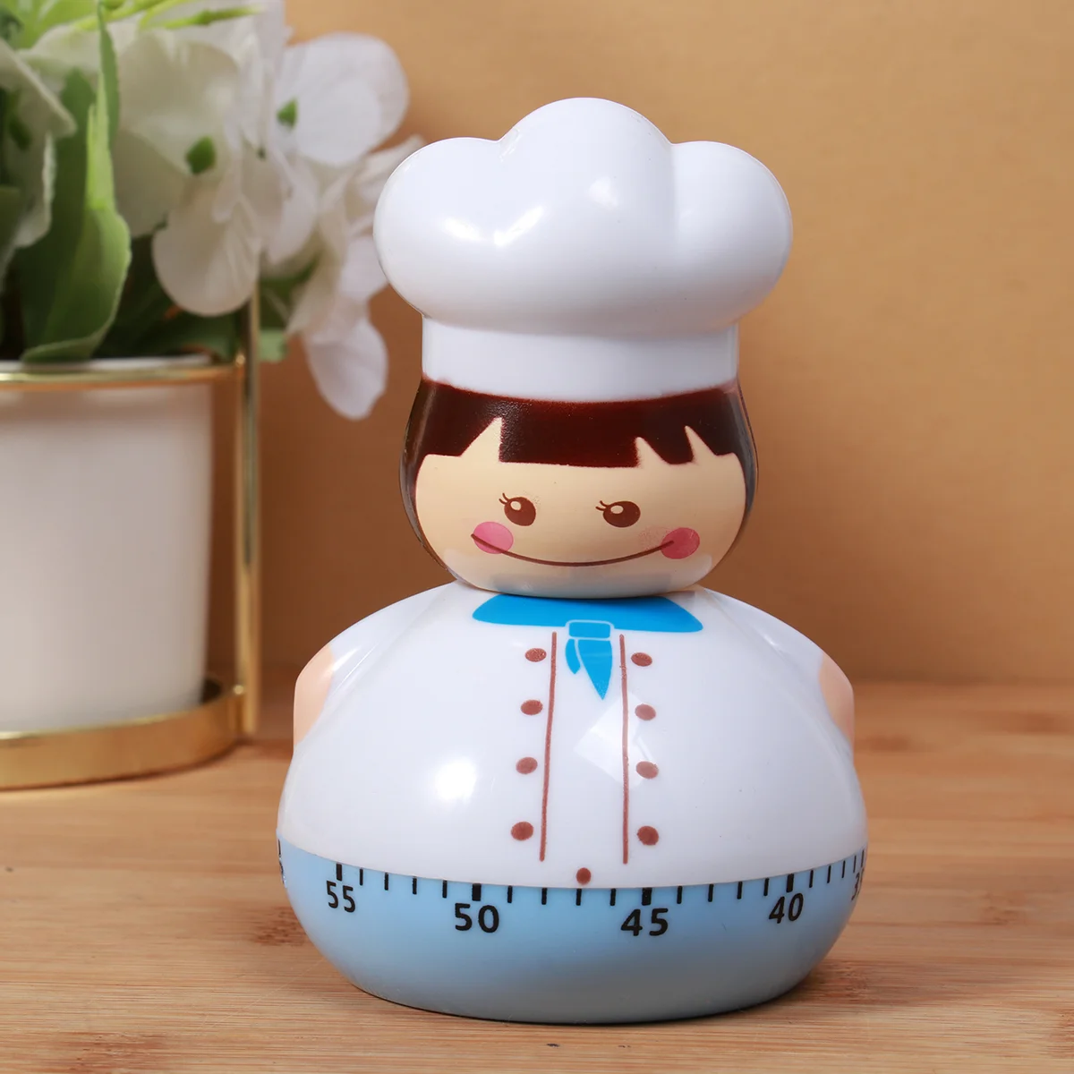 

Hemoton Kitchen Timer Cooking Timer Cute Chef Timers 60 Minutes Countdown Timer Mechanical Timer Loud Alarm Clock Cooking