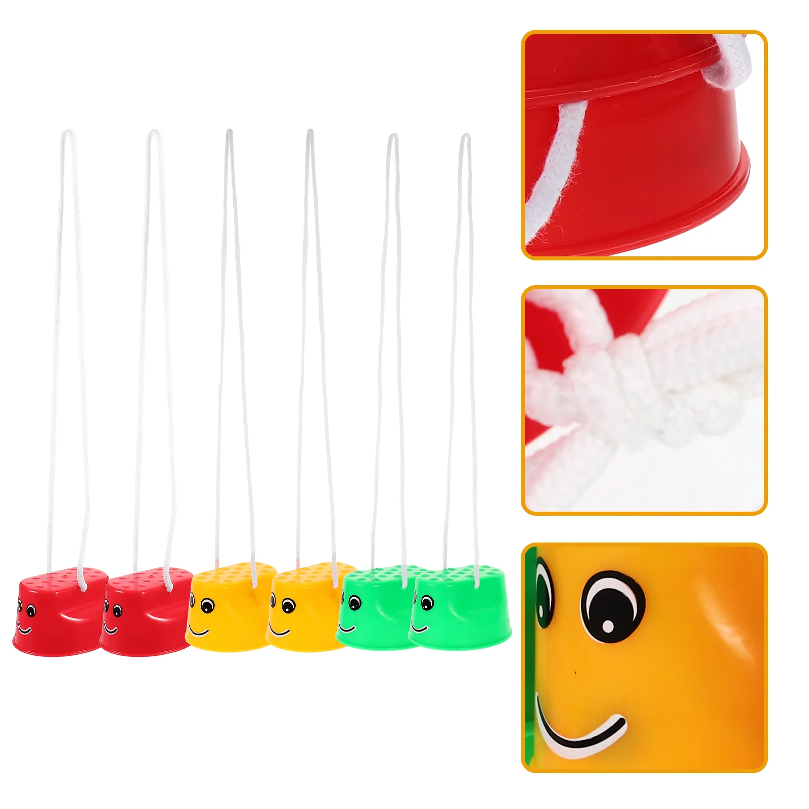 6PCS Walking Cups For Children Cup Walking Stilts Kids Stepper Walking Stilts Game For Teaching Coordination
6PCS Walking Cups For Children Cup Walking Stilts Kids Stepper Walking Stilts Game For Teaching Coordination