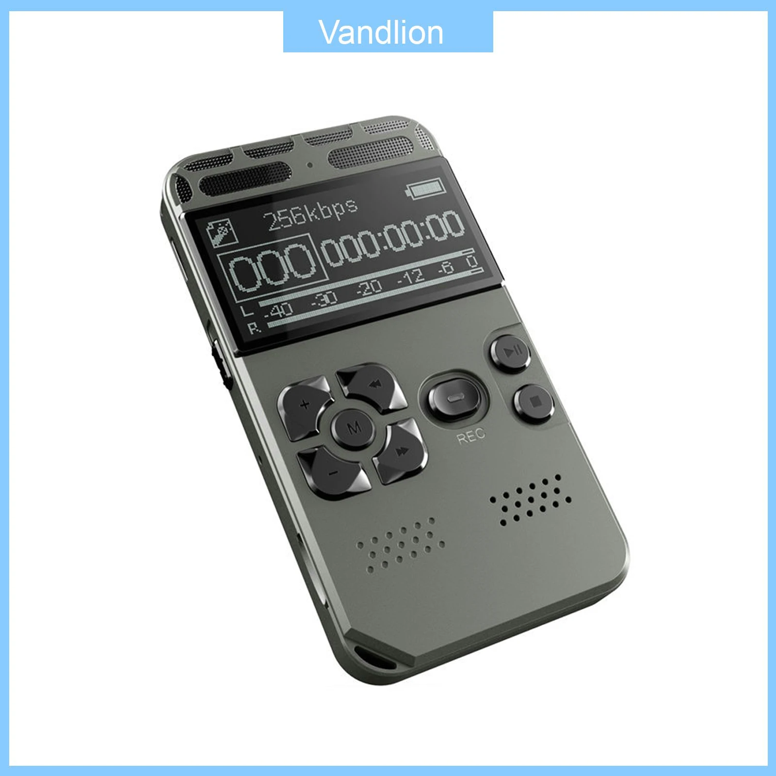 Vandlion V35 Professional Voice Recorder WAV MP3 Player LED Sceen Display Support 64G Expansion Memory for Interview Study
Vandlion V35 Professional Voice Recorder WAV MP3 Player LED Sceen Display Support 64G Expansion Memory for Interview Study
