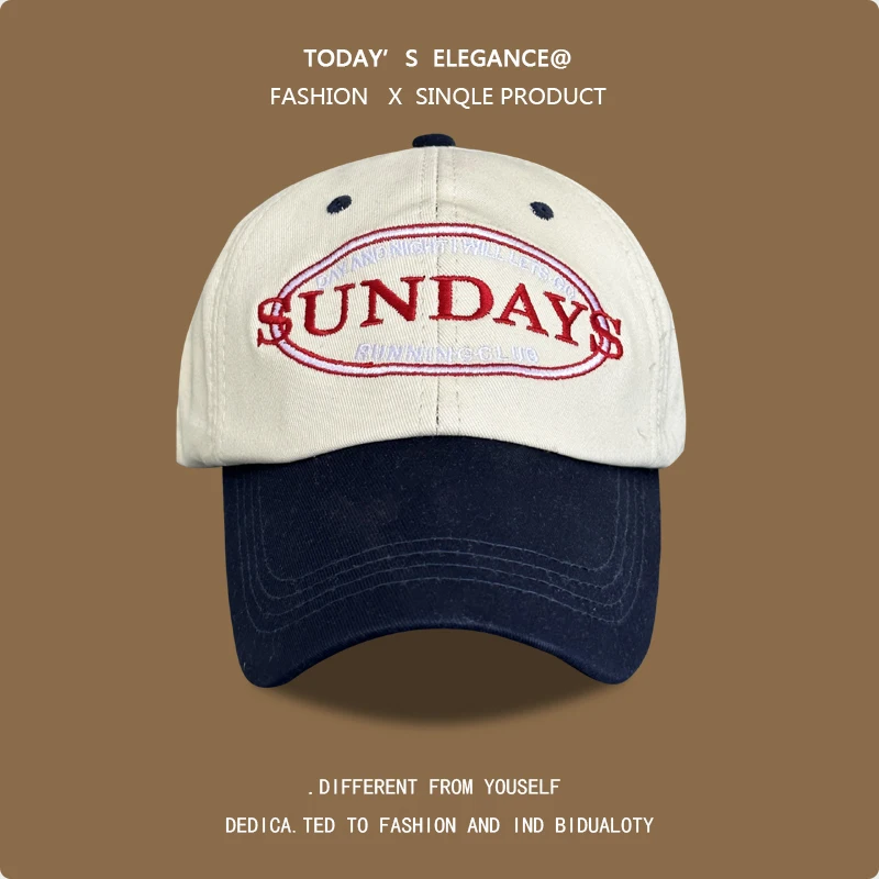 Denim Color Matching Soft Top Letter Embroidered Baseball Hat Dome Female Star Same Product Casual Peaked Cap Men
Denim Color Matching Soft Top Letter Embroidered Baseball Hat Dome Female Star Same Product Casual Peaked Cap Men