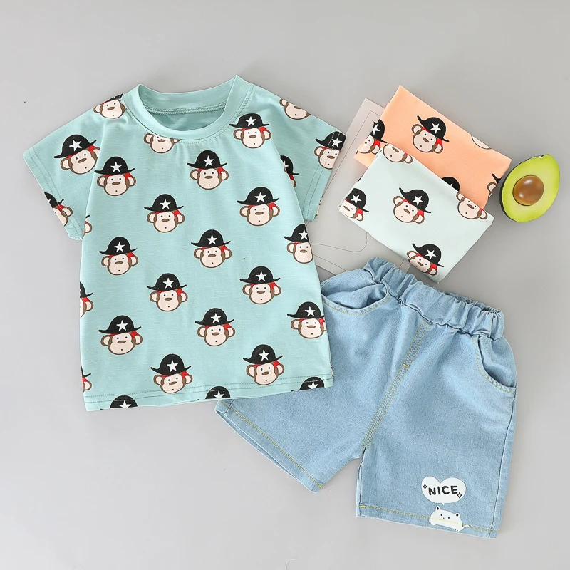 YT-Baby Clothes Toddler Boy Clothes- 0-5 Years Old Summer Short-Sleeved Shorts Suit Baby Printed Shirt Two-Piece Suit Baby Cl
YT-Baby Clothes Toddler Boy Clothes- 0-5 Years Old Summer Short-Sleeved Shorts Suit Baby Printed Shirt Two-Piece Suit Baby Cl