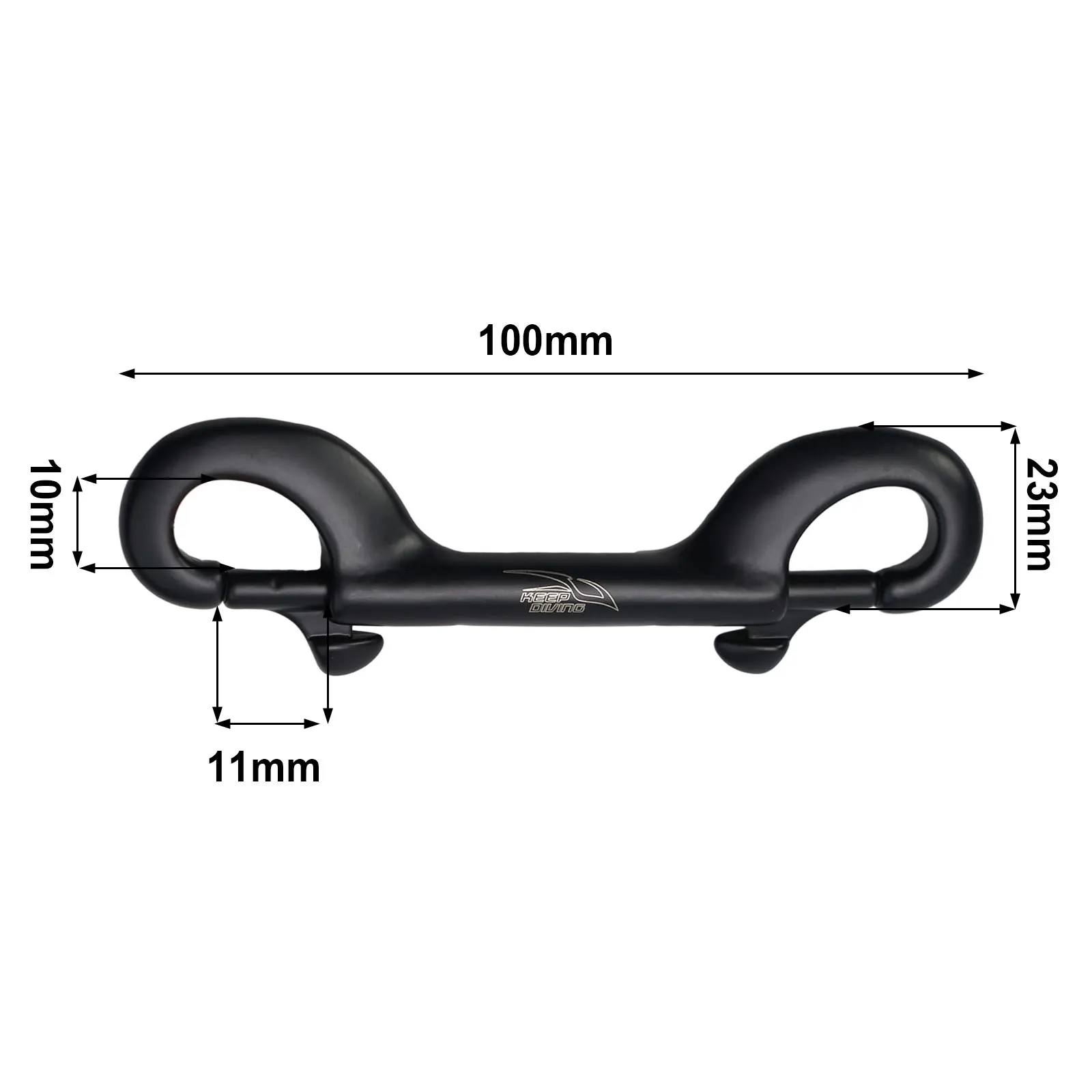 Scuba Diving Snap Hook BCD Equipment Black/White/Purple Double Ended 100x23x10mm Accessories High Quality Material
Scuba Diving Snap Hook BCD Equipment Black/White/Purple Double Ended 100x23x10mm Accessories High Quality Material