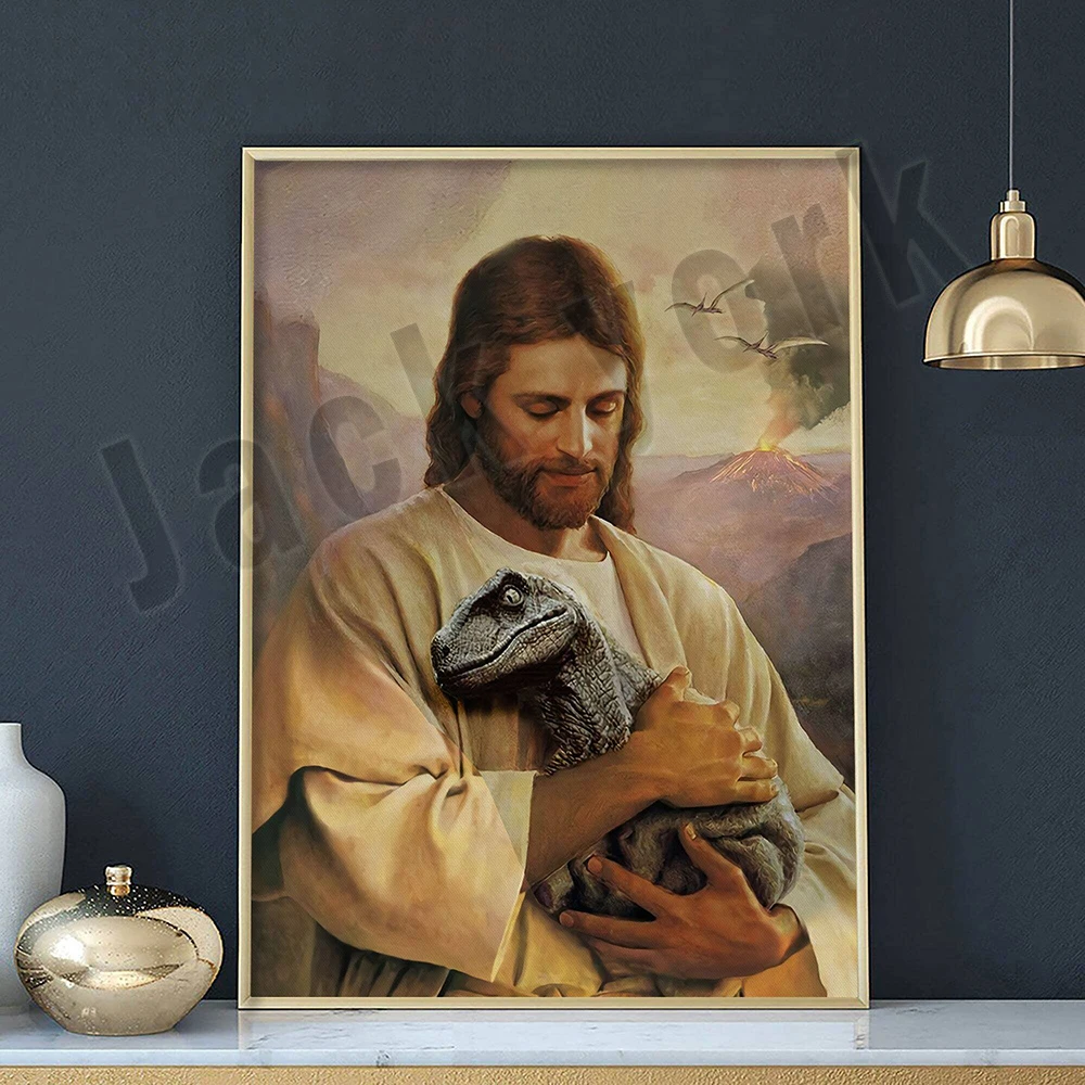 Jesus Love And Protect The Raptor Baby Treasure Poster, Dinosaur Lover Gifts, Christian Gifts, Baby Dinosaur Prints,
Jesus Love And Protect The Raptor Baby Treasure Poster, Dinosaur Lover Gifts, Christian Gifts, Baby Dinosaur Prints,