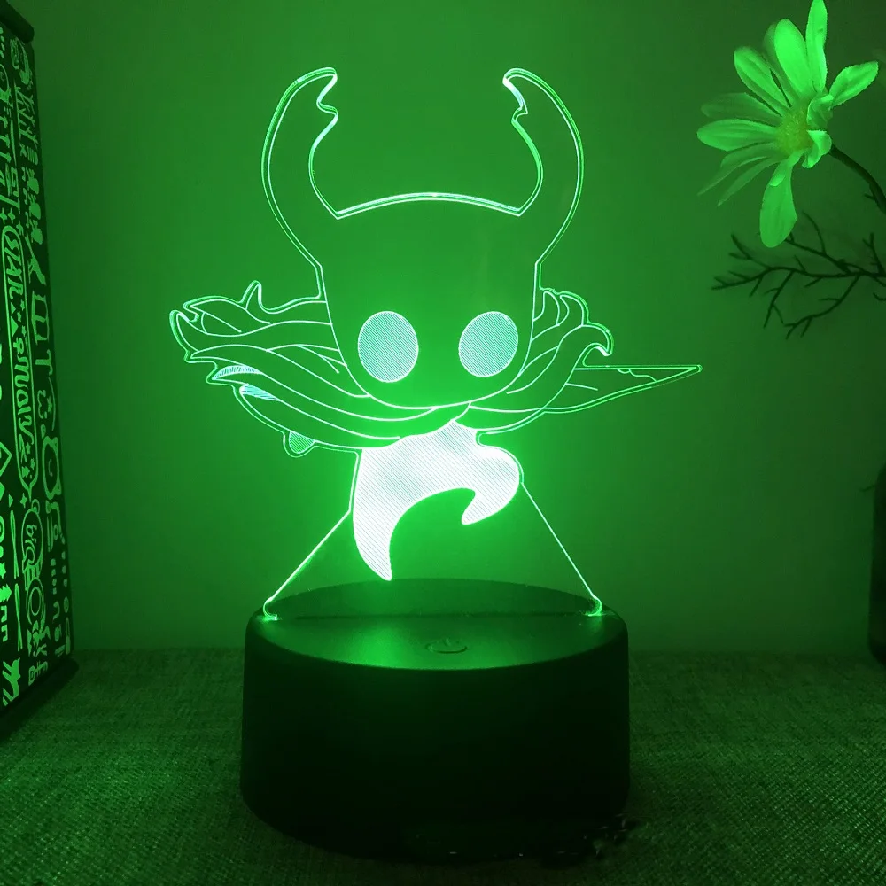 Hollow Knight Game 3D Lamps Led RGB Neon Night Lights Birthday Toys Cool Gift For Friends Kid Bed Room Table Colorful Decoration
Hollow Knight Game 3D Lamps Led RGB Neon Night Lights Birthday Toys Cool Gift For Friends Kid Bed Room Table Colorful Decoration