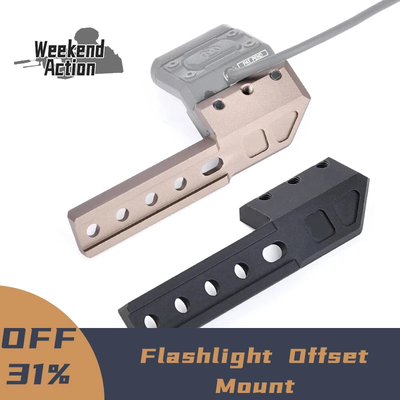 Tactical M300 M600 SF Flashlight Offset Mount Side Extension Base UNIT Mod Button Switch Kit Accessories Fit 20mm Picatinny Rail
Tactical M300 M600 SF Flashlight Offset Mount Side Extension Base UNIT Mod Button Switch Kit Accessories Fit 20mm Picatinny Rail