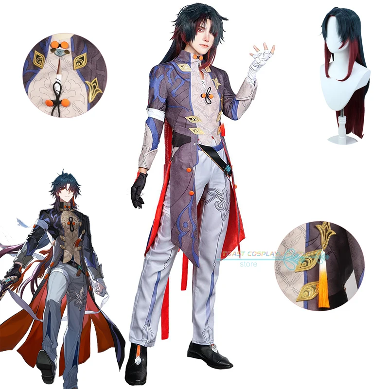 Honkai Star Rail Cosplay Costume Blade Handsome Cos Outfits Wig Gorgeous Suits Men Women Halloween Party Game Cosplay Costume
Honkai Star Rail Cosplay Costume Blade Handsome Cos Outfits Wig Gorgeous Suits Men Women Halloween Party Game Cosplay Costume