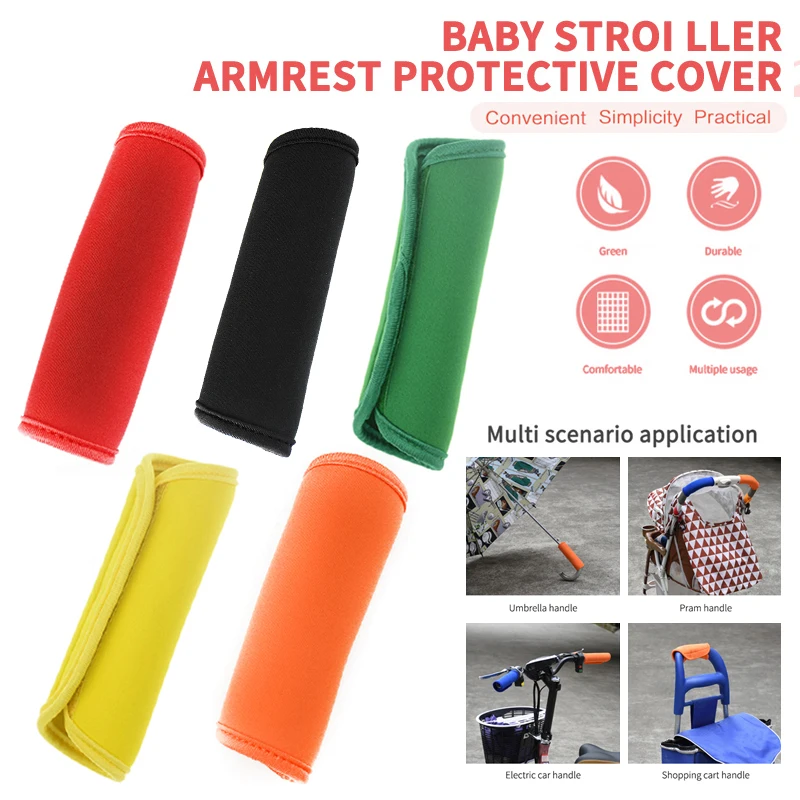 

Pram Stroller Accessories Baby Stroller Armrest Protective Case Cover For Armrest Covers Handle Wheelchairs