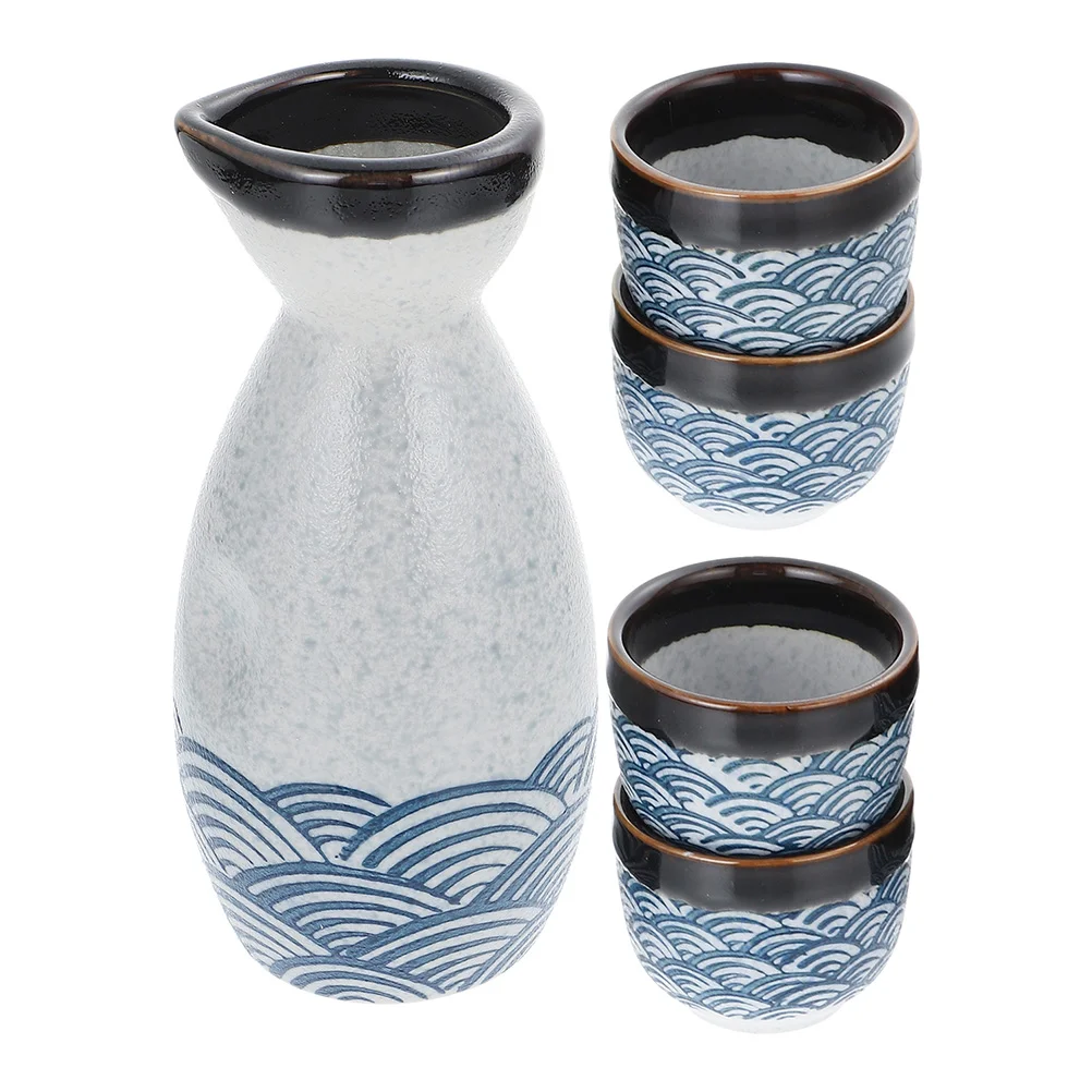 1 Set of Exquisite Japanese Style Sake Set Ceramics Sake Cup Kettle Set Sake Pot Set
1 Set of Exquisite Japanese Style Sake Set Ceramics Sake Cup Kettle Set Sake Pot Set