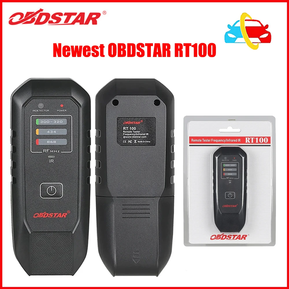 

OBDSTAR RT100 RT 100 Remote Tester Frequency/Infrared For 300Mhz-320Mhz/434Mhz/868Mhz Portable Design Easy Operation Car Remote