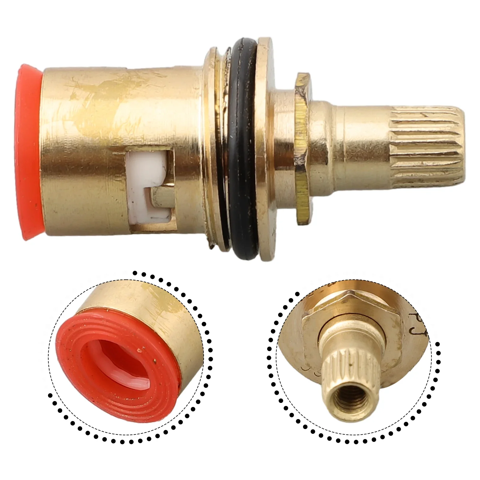 Practical Faucet Cartridge 1/2\" BSP 1/2\\\" BSP 20 T 304 Stainless Steel Bathroom Disc With Rubber O Ring Copper
Practical Faucet Cartridge 1/2\" BSP 1/2\\\" BSP 20 T 304 Stainless Steel Bathroom Disc With Rubber O Ring Copper
