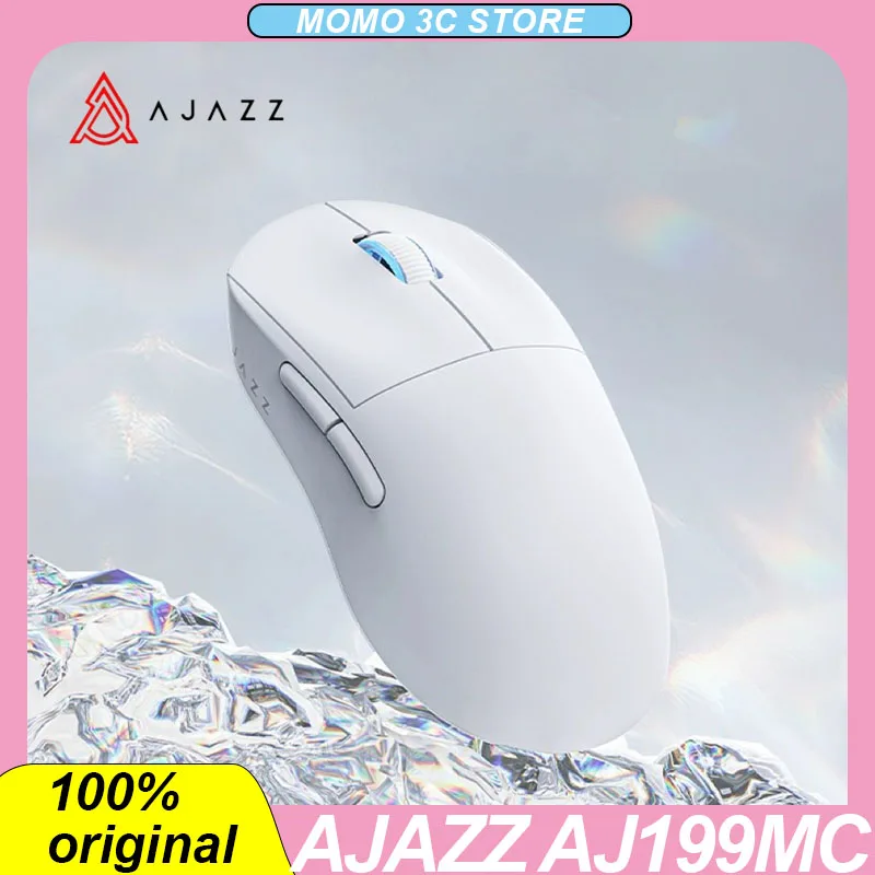 

Ajazz AJ199MC Wireless Mouse PAW3338 Lightweight 2.4G Type-c USB Dual Mode Ergonomics PC Gaming E-sports Mouse Office Laptop