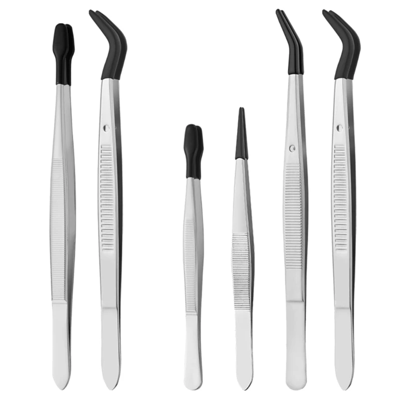 Jewelry Makers' Tweezers Set Handy Tweezers Tools Steel Tweezers for Crafts Stamp Collecting and Jewelry Making
Jewelry Makers' Tweezers Set Handy Tweezers Tools Steel Tweezers for Crafts Stamp Collecting and Jewelry Making