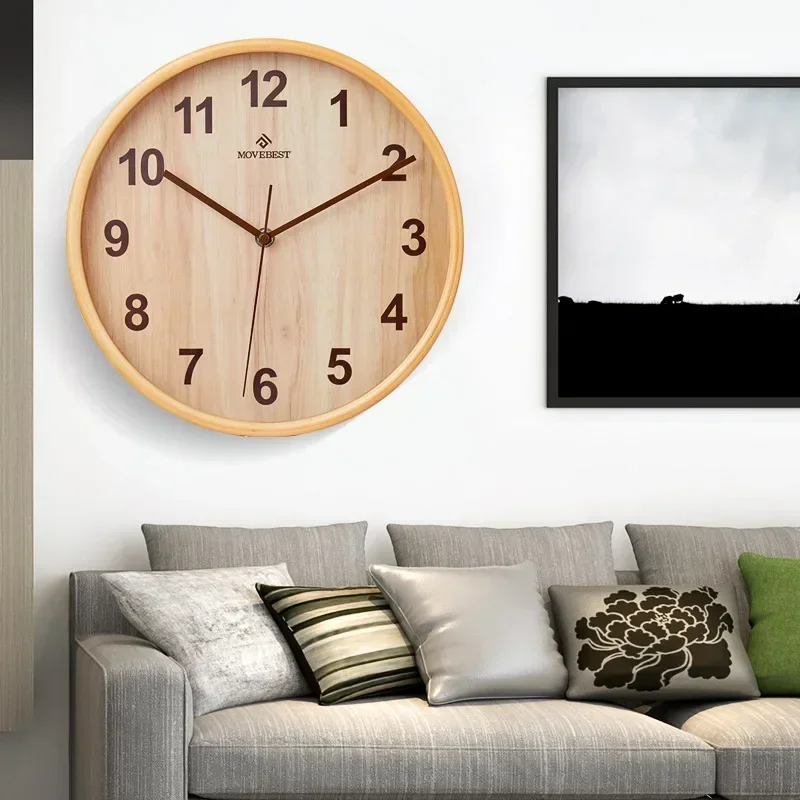 Solid Wood Wall Clock Living Room Simple Log Style Silent Household Creative Wooden Clock Bedroom Clock Decoration
Solid Wood Wall Clock Living Room Simple Log Style Silent Household Creative Wooden Clock Bedroom Clock Decoration