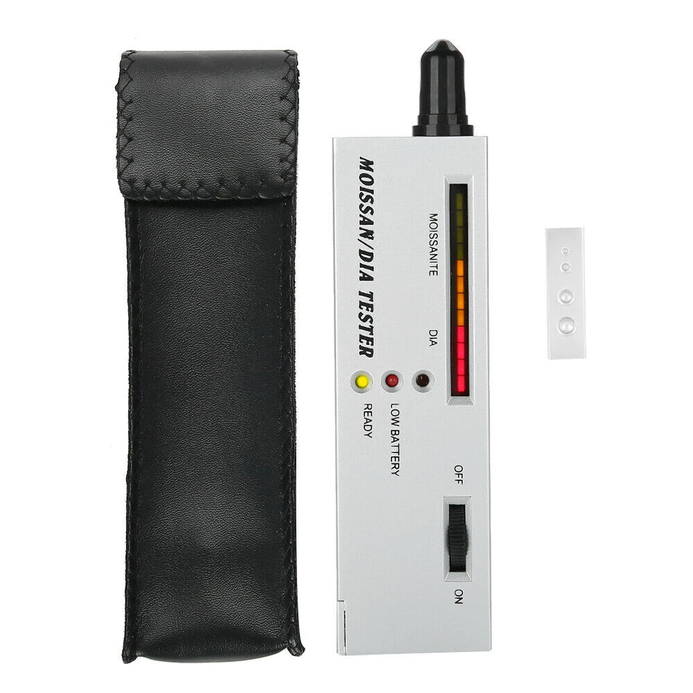 Practical Jewelry LED Diamond Indicator Test Pen Selector II Moissanite Tester Portable Gemstone Gem Testing Tool High Accuracy
Practical Jewelry LED Diamond Indicator Test Pen Selector II Moissanite Tester Portable Gemstone Gem Testing Tool High Accuracy