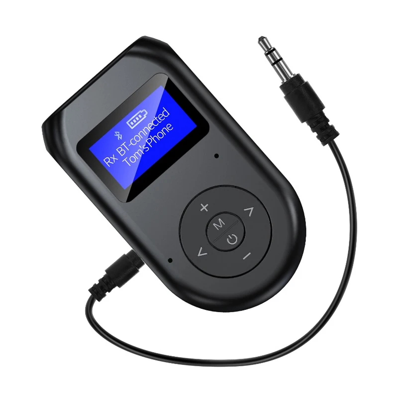 

Bluetooth-адаптер TONLISH BT11 с ЖК-дисплеем, Bluetooth-приемник, передатчик 2-в-1, Bluetooth-аудиоадаптер для ТВ, ПК, игр, музыки