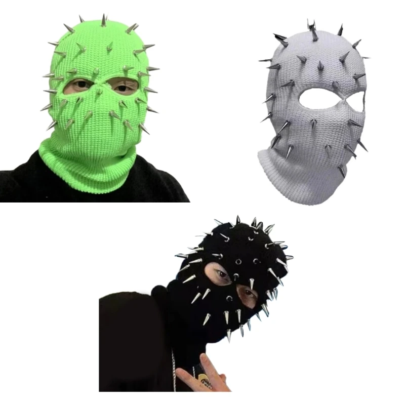 Halloween Rivet Balaclava Cap Novelty Knitting Beanie Womens Men Mask Hat Cap
Halloween Rivet Balaclava Cap Novelty Knitting Beanie Womens Men Mask Hat Cap