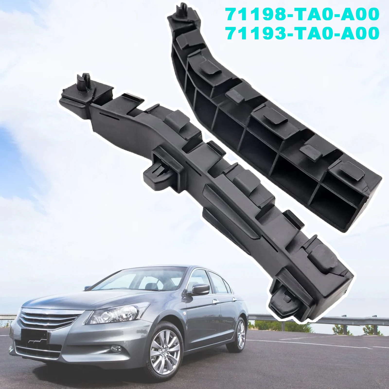 Pair Left Right Front Bumper Bracket Beam Mount Support Grille Guide Bracket Retainer For Honda Accord 2008 2009 2011 2012 71193
Pair Left Right Front Bumper Bracket Beam Mount Support Grille Guide Bracket Retainer For Honda Accord 2008 2009 2011 2012 71193