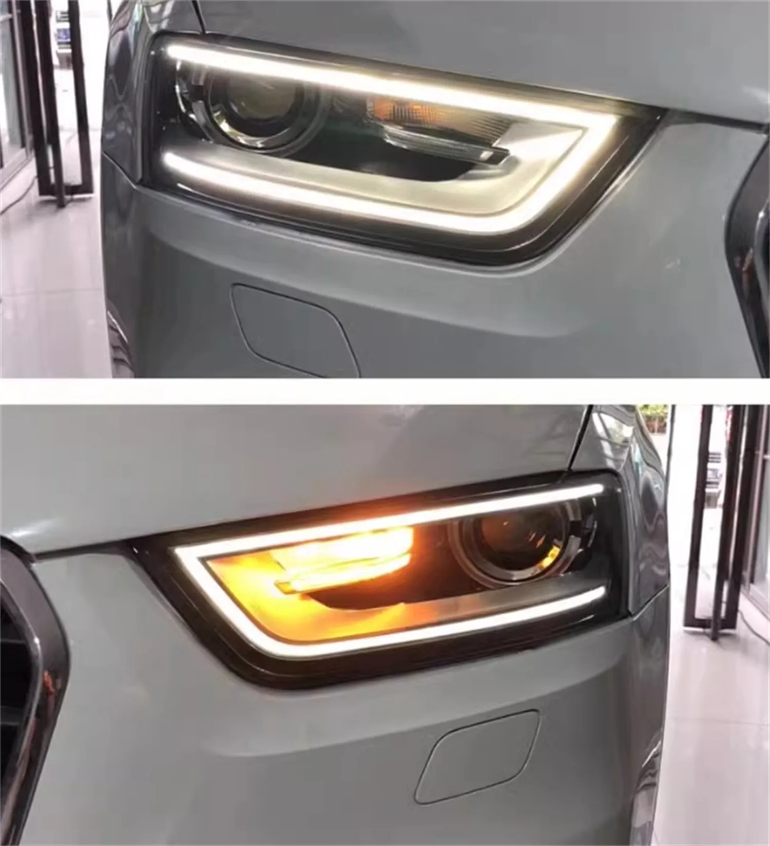 Car LED Headlight headlamp for Audi Q3 13-16 Daytime Running DRL Turn signal 
Car LED Headlight headlamp for Audi Q3 13-16 Daytime Running DRL Turn signal