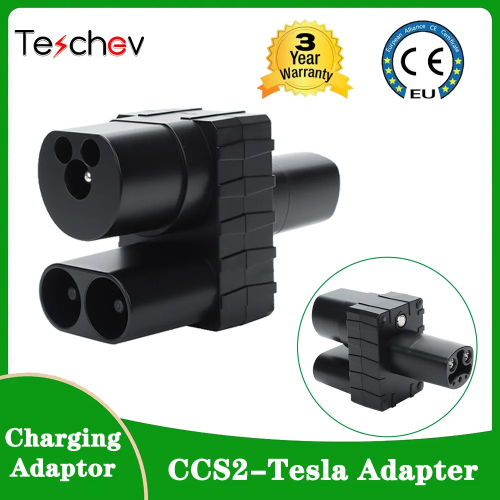 

CCS2 to Tesla EV Charger Adapter 400A 1000V 250KW DC Electric Vehicle Charging CCS COMBO 2 To TPC Convertor for Teslas Model 3