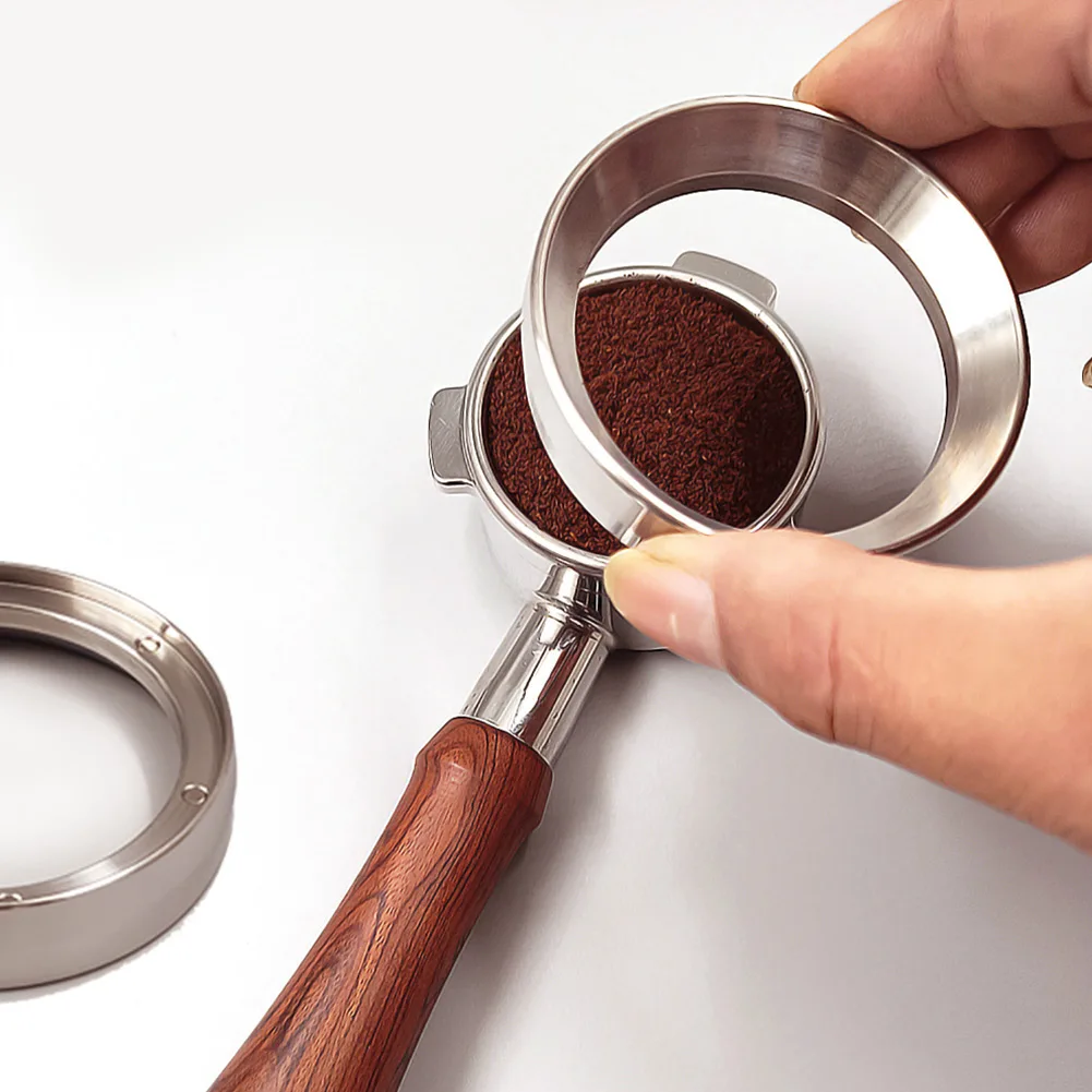 For Brewing Bowl Powder Coffee Dosing Ring Coffee Dosing Ring Kitchen Accessories 49MM 62x22mm Basket Portafilter
For Brewing Bowl Powder Coffee Dosing Ring Coffee Dosing Ring Kitchen Accessories 49MM 62x22mm Basket Portafilter