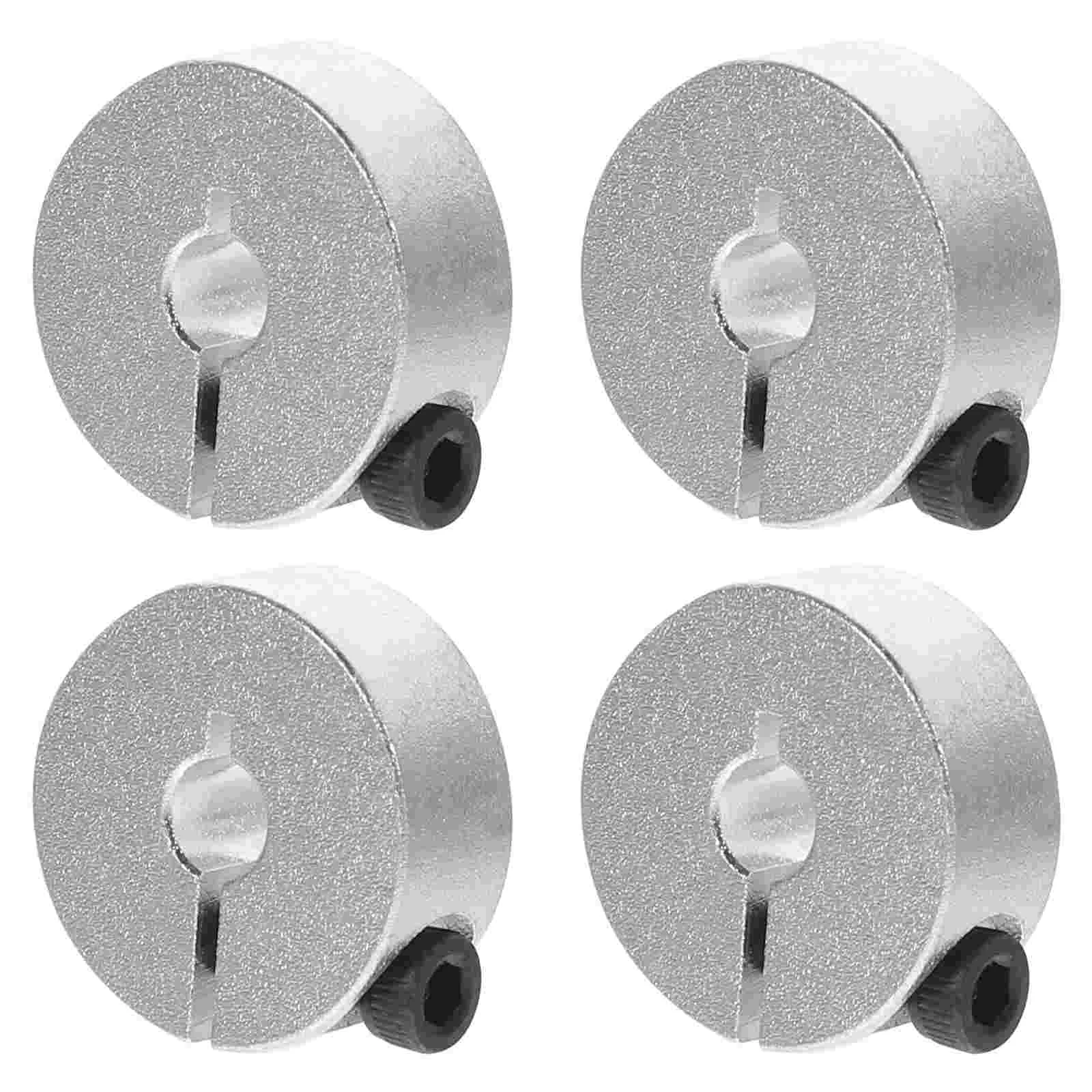 

4pcs Axle Shaft Collars Clamp-on Shaft Collars Aluminum Alloy Split Collars