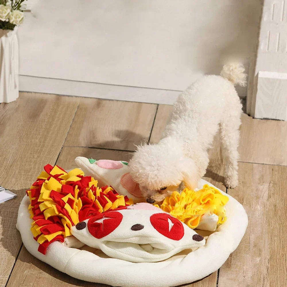 

Pet Dog Snuffle Mat Dog toys Nose Smell Training Sniffing Dog Puzzle Toy Slow Feeding Food Dispenser Washable alfombra olfativa