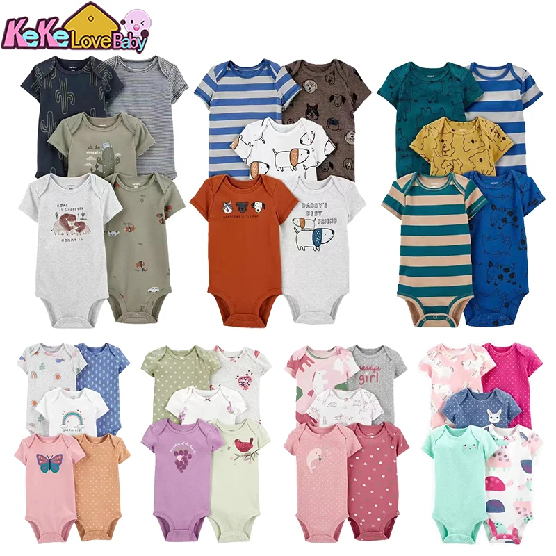 5Pcs/lot Baby Bodysuit Summer Girl Clothes Cotton New Born Baby Boy Clothing Pajama Body Baby Jumpsuit Cartoon Infant Outfits
5Pcs/lot Baby Bodysuit Summer Girl Clothes Cotton New Born Baby Boy Clothing Pajama Body Baby Jumpsuit Cartoon Infant Outfits