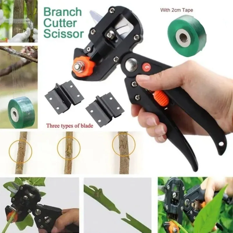 

2 In 1 Grafting Machine Garden Tools with Blades Tree Fruit Tree Grafting Tools Secateurs Scissors grafting tool Cutting Pruner