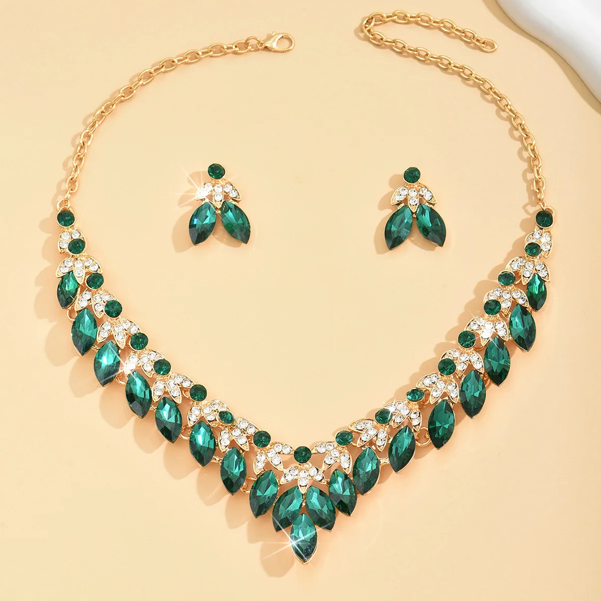 3 PCS Women's Metal Jewelry Set Adjustable Necklace Earrings Set Girls Day Jewelry Wedding Party Jewelry 4 Mallzona S40913abe8ba84b03a972d6f549370236T 3 PCS Women's Metal Jewelry Set Adjustable Necklace Earrings Set Girls Day Jewelry Wedding Party Jewelry Mallzona