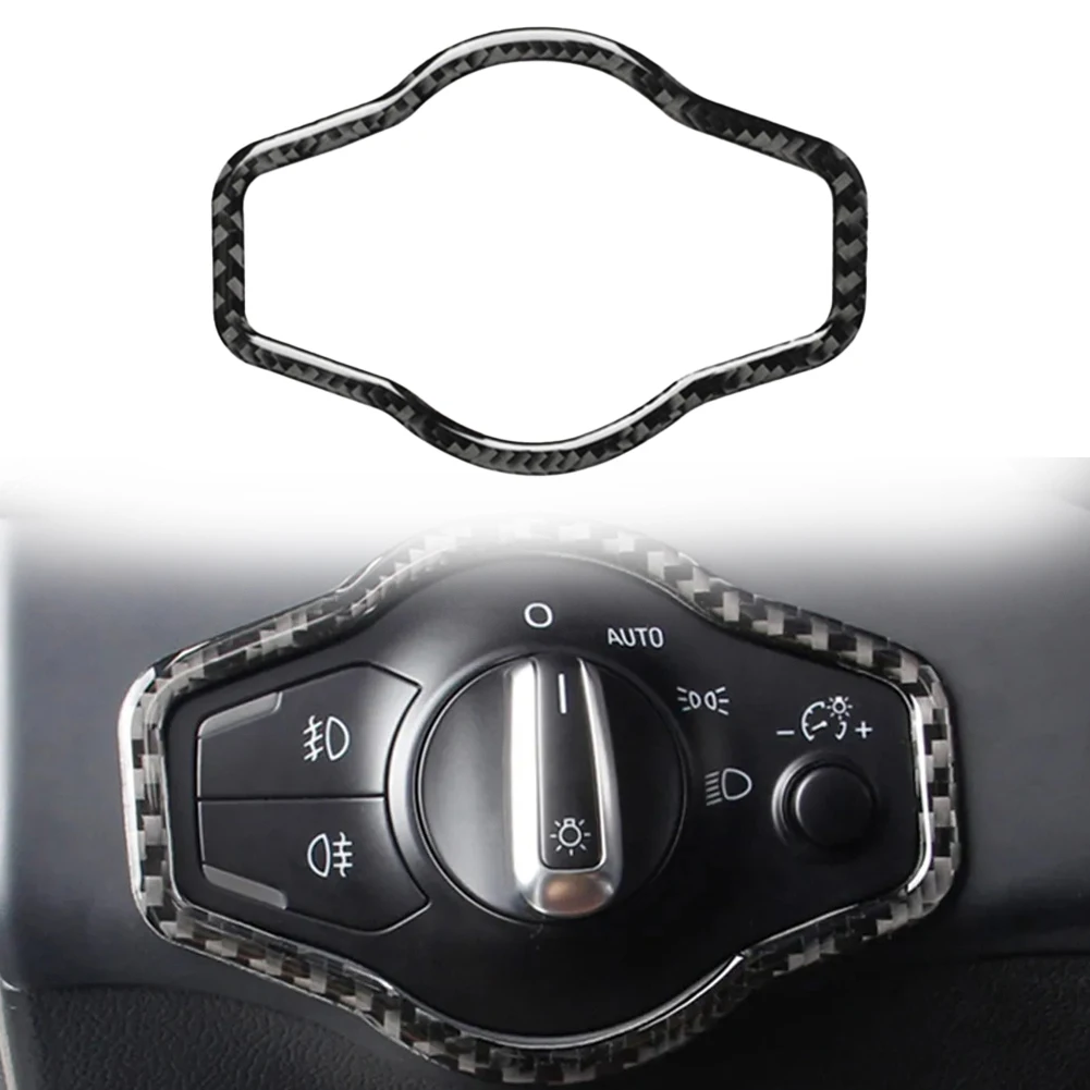 1Pc Carbon Fiber Car Headlight Switch Sticker Trim Cover For 2009-2015 B8 A4 Car Inner Headlamps Switch Decor Cover Trim
1Pc Carbon Fiber Car Headlight Switch Sticker Trim Cover For 2009-2015 B8 A4 Car Inner Headlamps Switch Decor Cover Trim