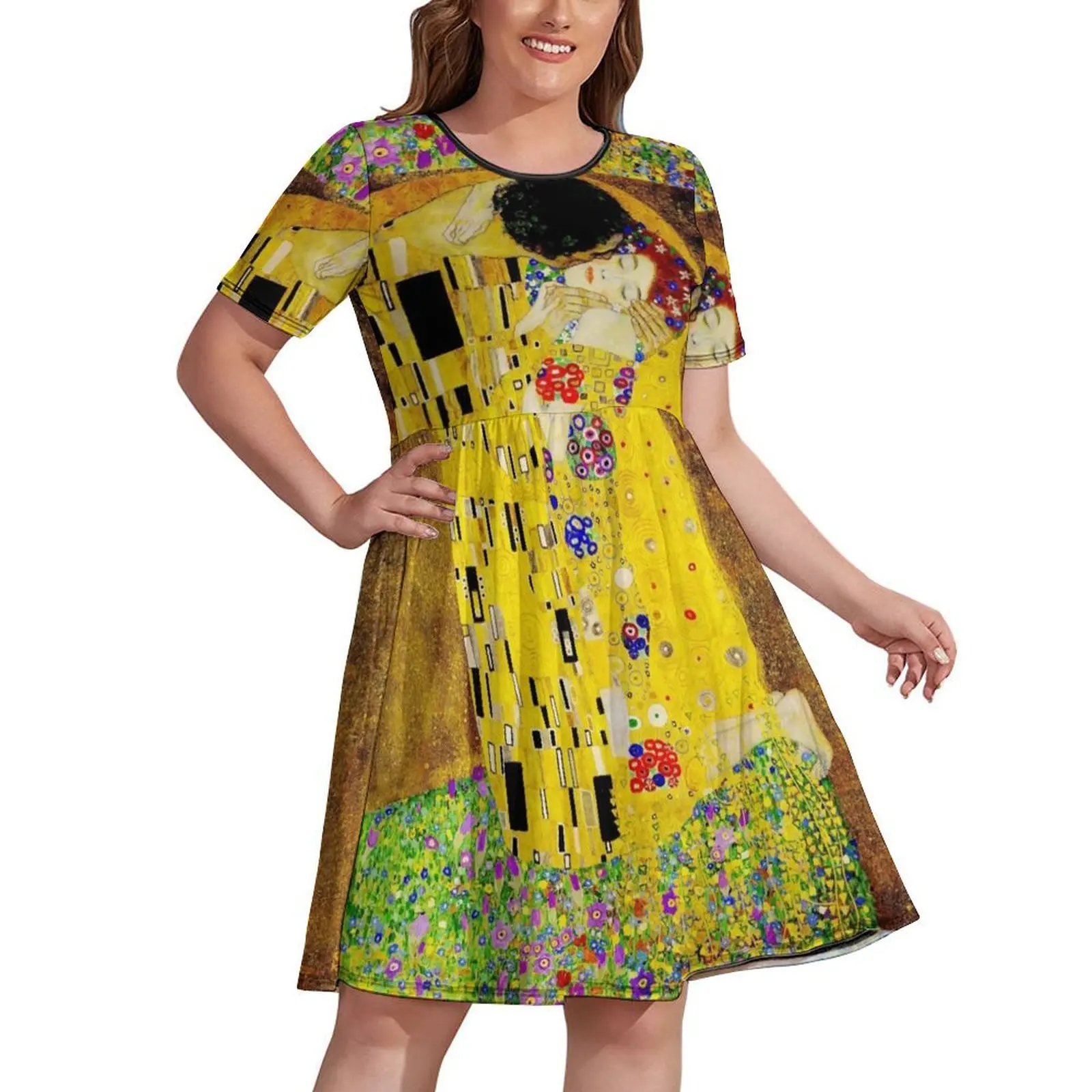 The Kiss by Gustav Klimt Liebespaar - The Lovers Dress clothing women summer 2024 Women's summer long dress
The Kiss by Gustav Klimt Liebespaar - The Lovers Dress clothing women summer 2024 Women's summer long dress