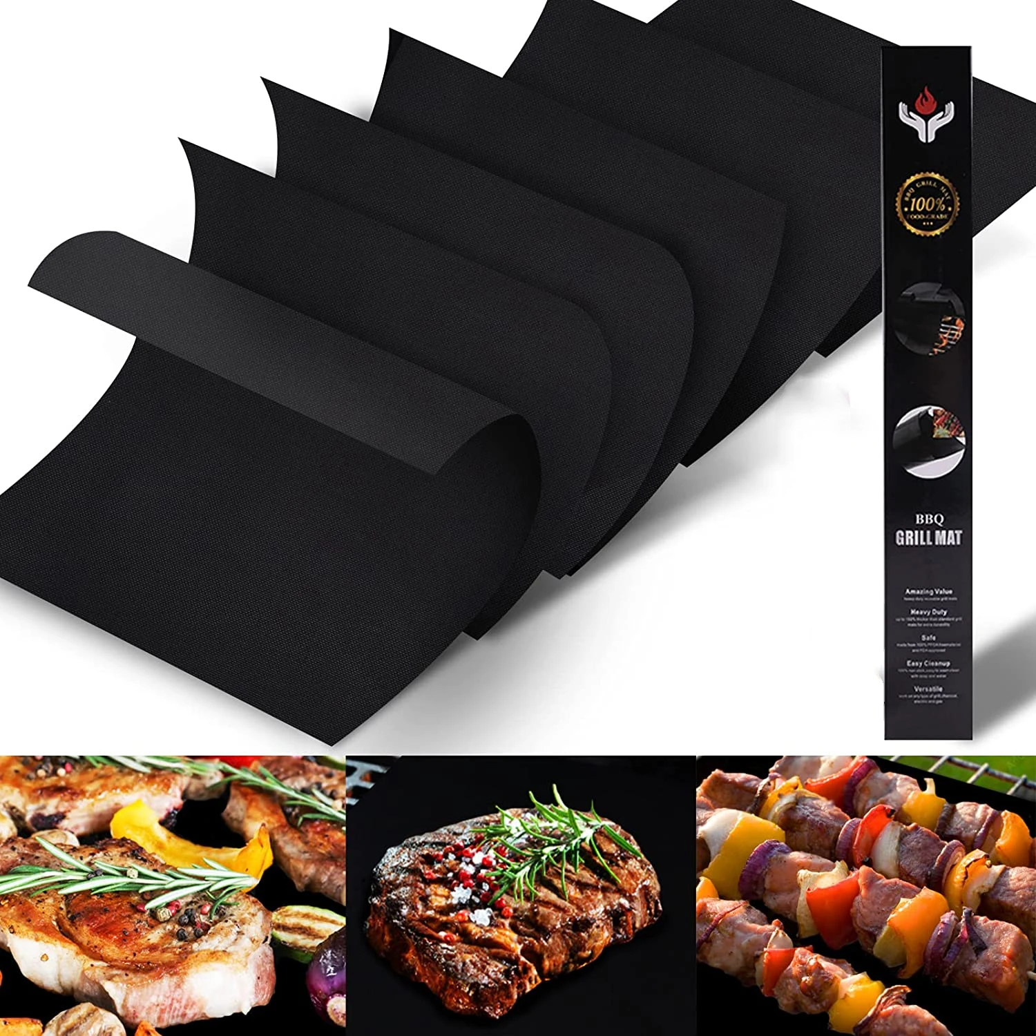 Non-stick BBQ Grill Mat 40*33cm Baking Mat BBQ Tools Cooking Grilling Sheet Heat Resistance Easily Cleaned Kitchen Tools
Non-stick BBQ Grill Mat 40*33cm Baking Mat BBQ Tools Cooking Grilling Sheet Heat Resistance Easily Cleaned Kitchen Tools