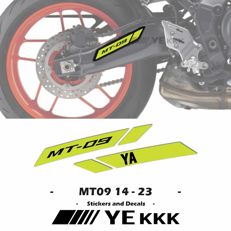 

MT09 14-23 New Swingarm Sticker Set For YAMAHA MT-09 MT09SP 2014-2023 2021 2022 2023 Line Sticker Decal