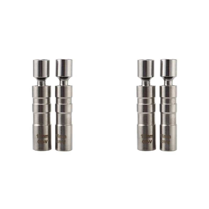 2X 14MM & 16MM Thin Wall Magnetic Swivel Spark Plug Socket - 3/8-Inch Drive 12-Point Spark Plug Socket Removal Tool
2X 14MM & 16MM Thin Wall Magnetic Swivel Spark Plug Socket - 3/8-Inch Drive 12-Point Spark Plug Socket Removal Tool