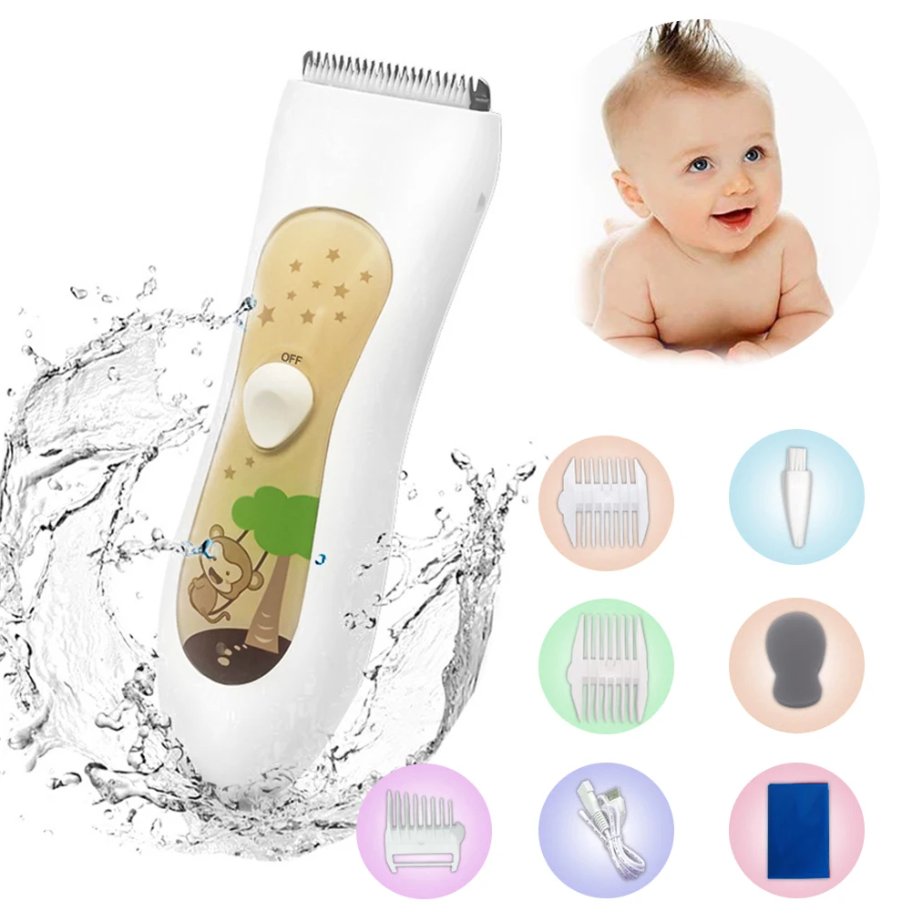 Baby Electric Hair Clipper USB Rechargeable Waterproof Hair Trimmer Clipper For Baby & Children Haircut Home-use
Baby Electric Hair Clipper USB Rechargeable Waterproof Hair Trimmer Clipper For Baby & Children Haircut Home-use