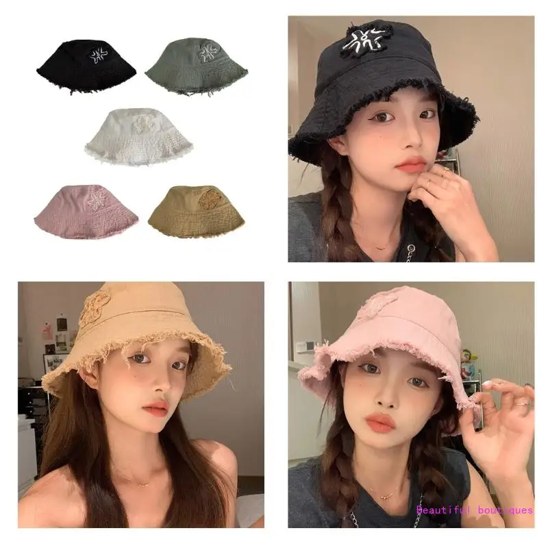 Outdoor Bucket Hat Multiple Color Can Choose Frayed Design Bucket Hat Summer Sunproof Fisherman Cap for Adult DropShip
Outdoor Bucket Hat Multiple Color Can Choose Frayed Design Bucket Hat Summer Sunproof Fisherman Cap for Adult DropShip