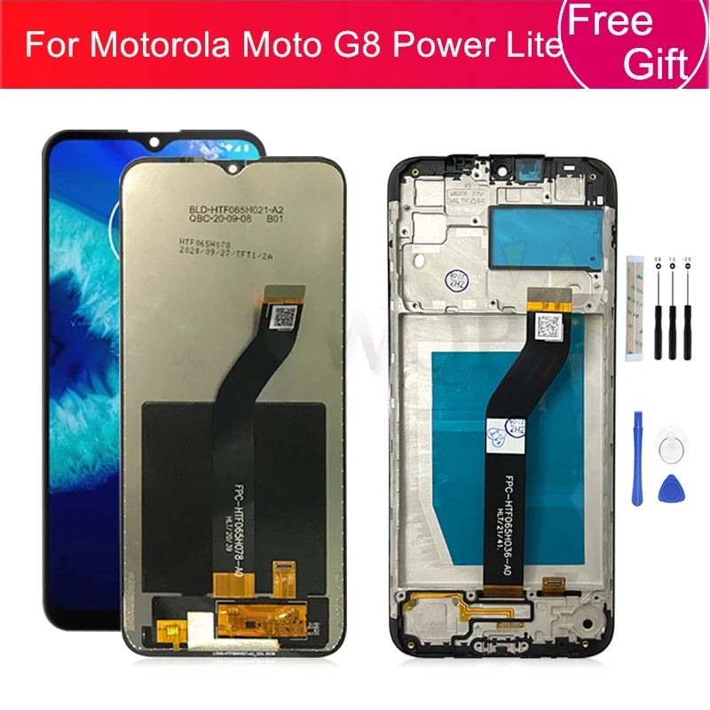 ЖК-дисплей для Motorola Moto G8 Power Lite с сенсорным экраном и дигитайзером в сборе + рамка XT2055-2 дисплей запасная часть для ремонта 6,5"
ЖК-дисплей для Motorola Moto G8 Power Lite с сенсорным экраном и дигитайзером в сборе + рамка XT2055-2 дисплей запасная часть для ремонта 6,5"