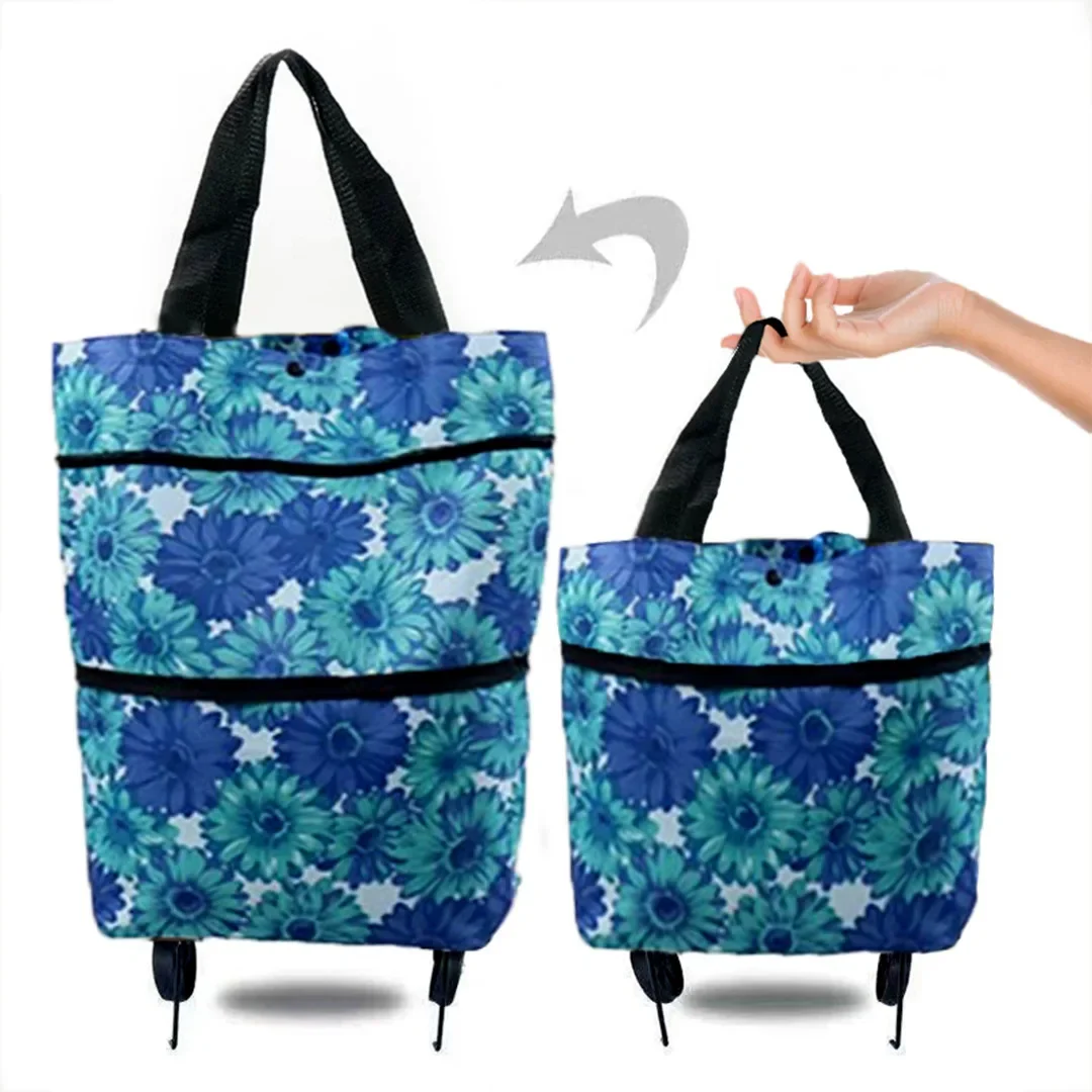 

Folding Shopping Bags Portable Small Pull Cart Shopping Food Organizer Trolley Bag On Wheels Bags Buy Vegetables Bag Tug Package