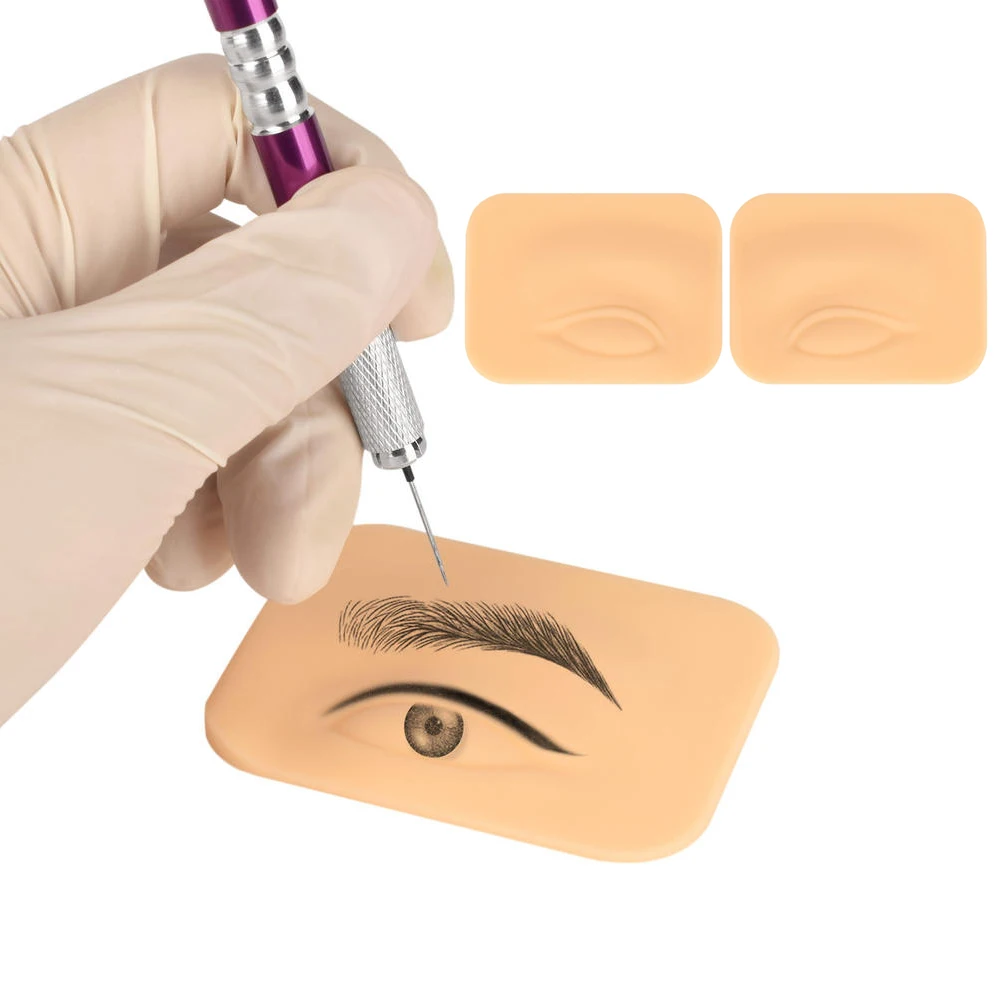 1 Pair 3D Eyebrow Tattoo Practice Skin Eye Makeup Training Skin Silicone Eyebrow Embroidery Practice Pad Board for Makeup
1 Pair 3D Eyebrow Tattoo Practice Skin Eye Makeup Training Skin Silicone Eyebrow Embroidery Practice Pad Board for Makeup