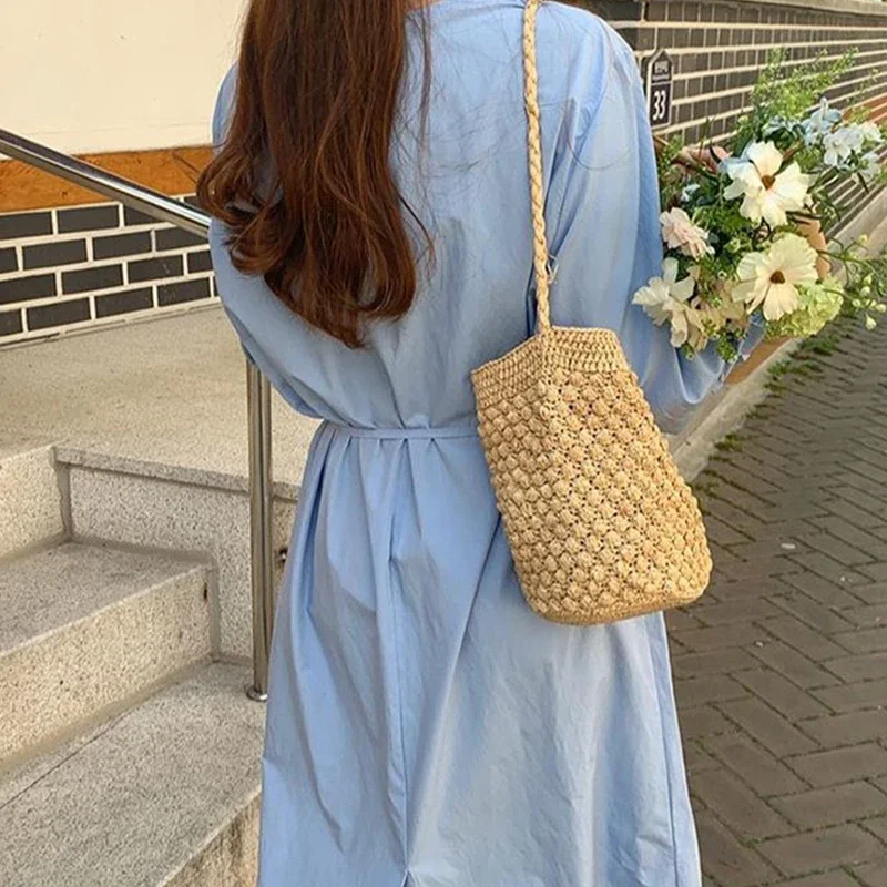 Handmade Drawstring Bucket Crossbody Bag 7 S409f212f060b4d41b741c44b3b265d84L