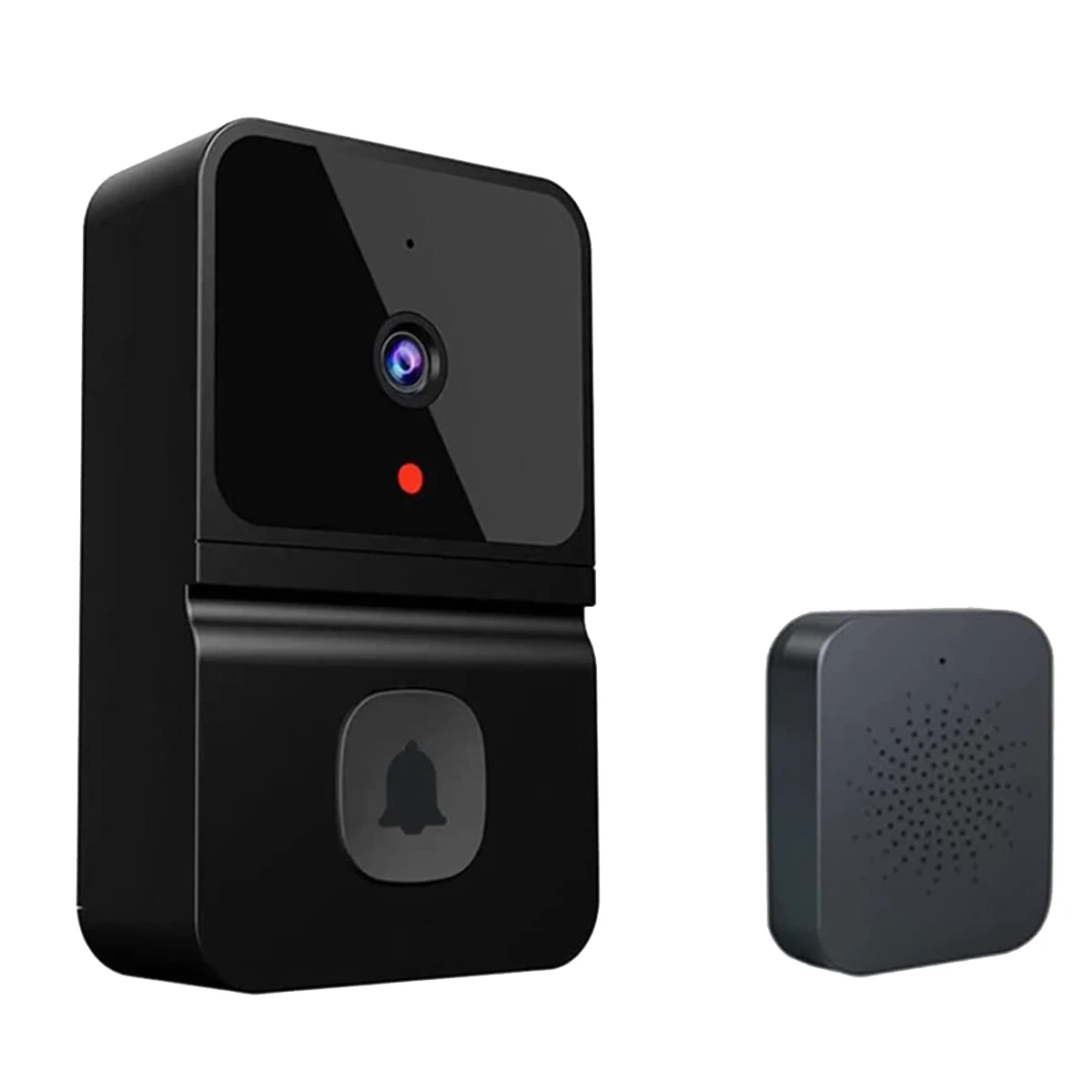Wireless Camera with Wireless Chime, Intercom HD Night Vision WiFi Rechargeable Security Door Bell
Wireless Camera with Wireless Chime, Intercom HD Night Vision WiFi Rechargeable Security Door Bell