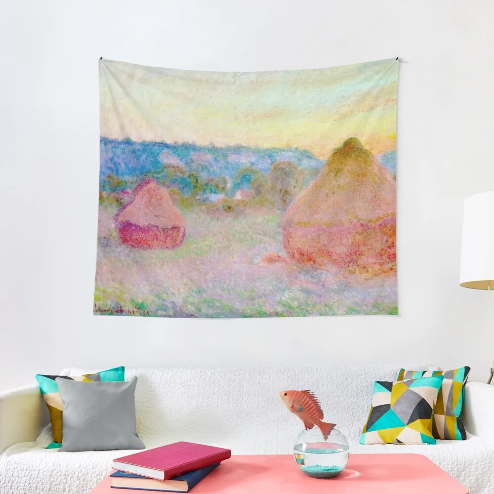 Claude Monet's "Grainstacks at the End of the Day in Autumn" Tapestry Wall Tapestry Room Decorations Decoration Home
Claude Monet's "Grainstacks at the End of the Day in Autumn" Tapestry Wall Tapestry Room Decorations Decoration Home