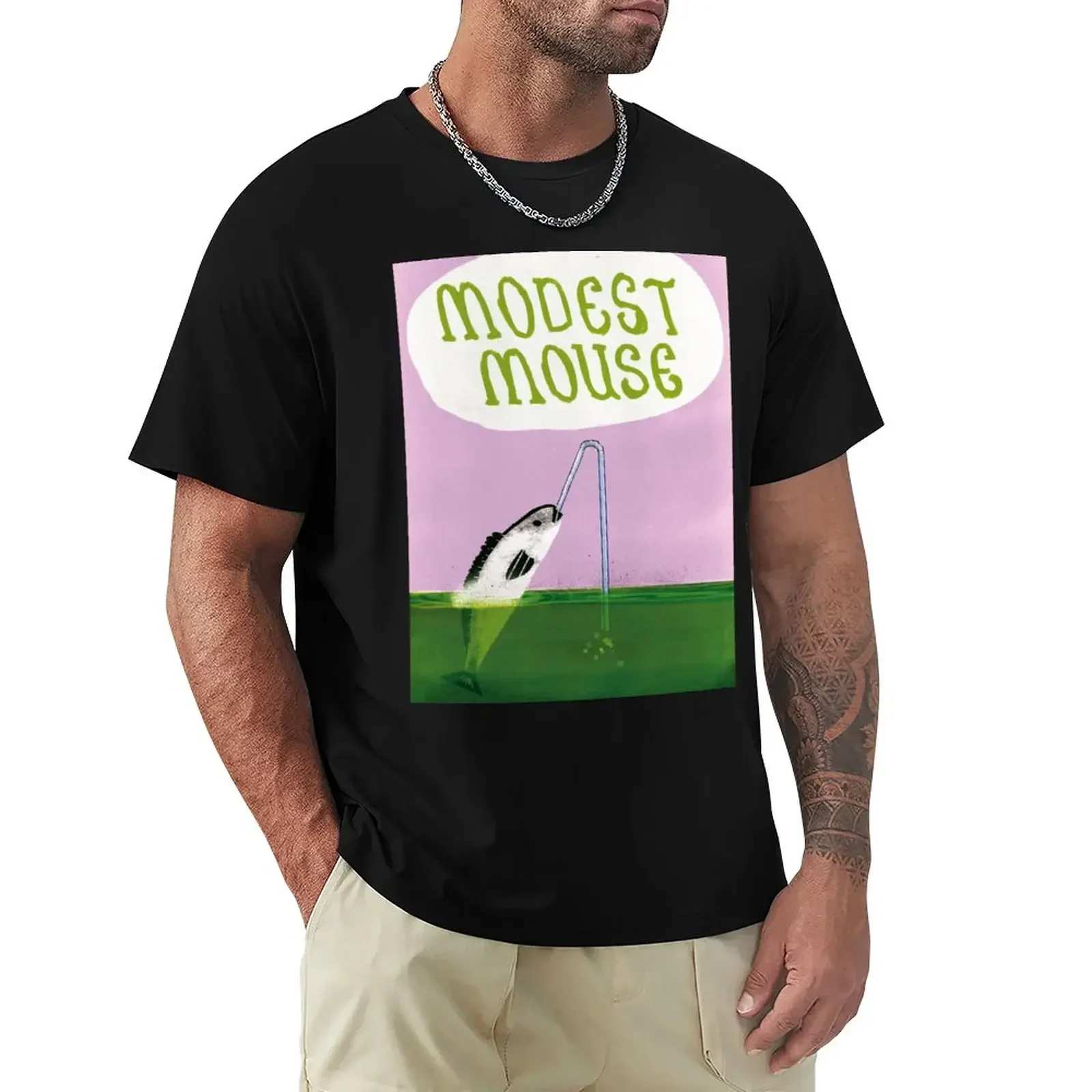 

Modest Mouse T-Shirt funnys summer top customizeds mens t shirt graphic anime clothes cute clothes sweat black t shirts for men