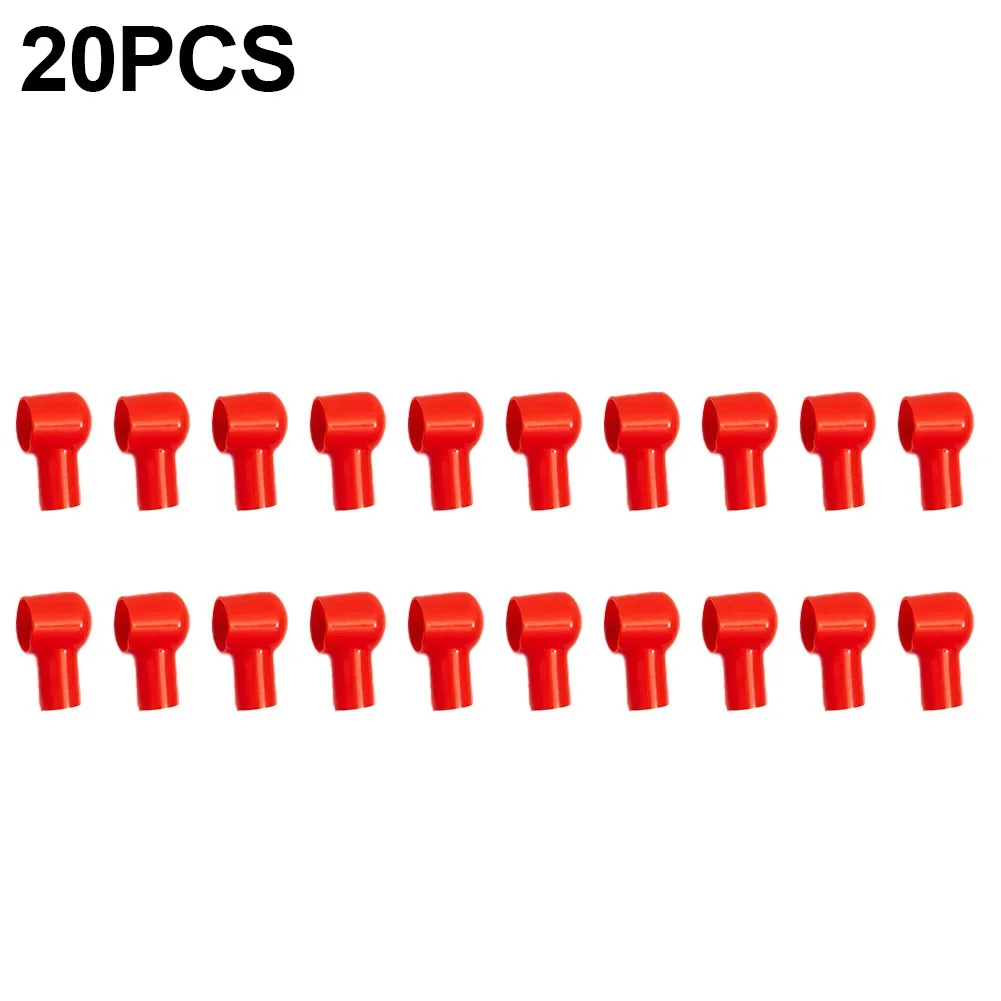 20PCS Car Battery Terminal Cover Boots Insulating Protective Lug Cap 12x20mm Angle Type Protecting Insulate Connector Cover
20PCS Car Battery Terminal Cover Boots Insulating Protective Lug Cap 12x20mm Angle Type Protecting Insulate Connector Cover