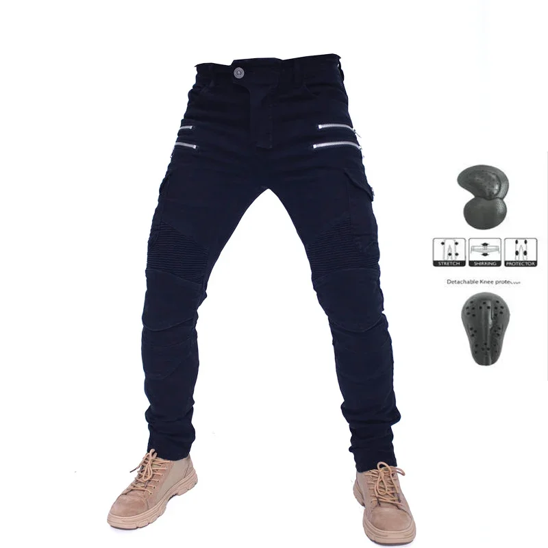 Motopants Motorcycle Pants Men Moto Jeans Riding Off-road Trousers Motocross Pants Zipper Design With Protective Gear
Motopants Motorcycle Pants Men Moto Jeans Riding Off-road Trousers Motocross Pants Zipper Design With Protective Gear