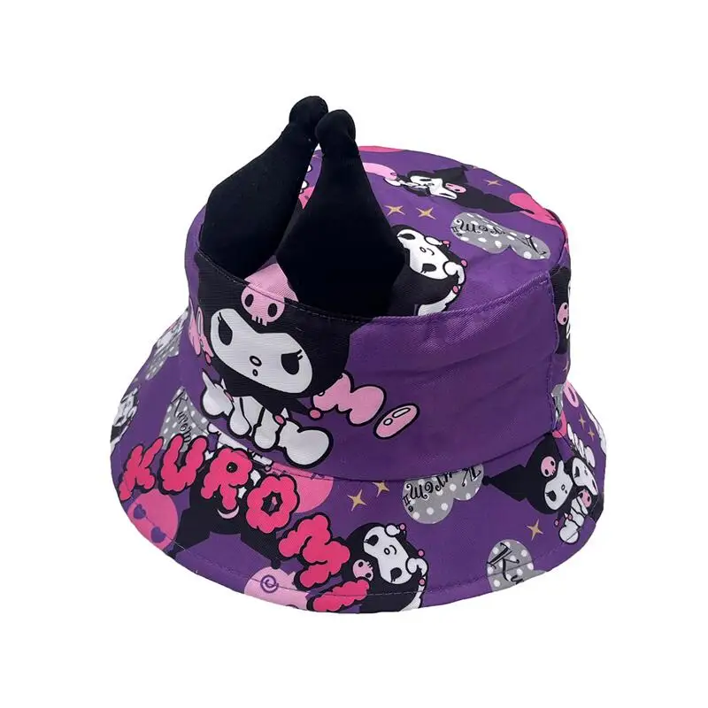 Sanrio Kuromi Fisherman Hat Miniso Anime Cartoon Cute Sun Hat Kawaii Fashion Sunscreen Fisherman Hat Girl&Child Holiday Gifts
Sanrio Kuromi Fisherman Hat Miniso Anime Cartoon Cute Sun Hat Kawaii Fashion Sunscreen Fisherman Hat Girl&Child Holiday Gifts